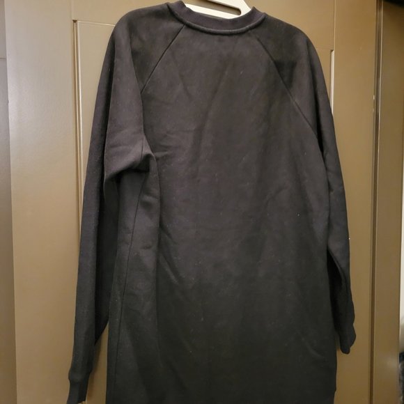 Jenn Sweatshirt - Sweater Dress in Black - Lovers + Friends Medium - Picture 1 of 4